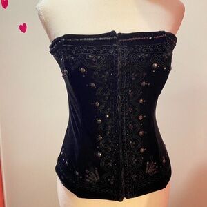 90s Y2K Suzy Shier Corset Top